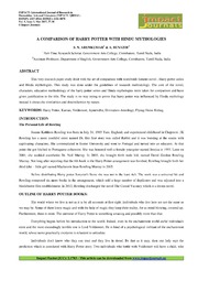 4 Hum. A COMPARISON OF HARRY POTTER WITH HINDU MYTHOLOGIES 3