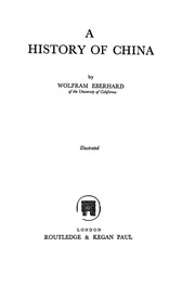 A History of China (1949)