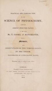 A practical and familiar view of the science of physiognomy