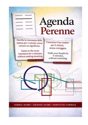 Agenda Perenne — I Ching verbale · spessori variabili Perennial Agenda — Verbal I Ching · variable thickness
