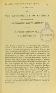 An inquiry into the physiognomy of phthisis by the method of 'composite portraiture'