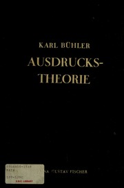 Ausdruckstheorie; das system an der geschichte aufgezeigt