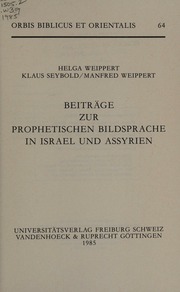 Beiträge zur prophetischen Bildsprache in Israel und Assyrien