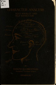 Character analysis, text booklet and self instructor