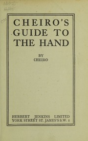 Cheiro's guide to the hand.