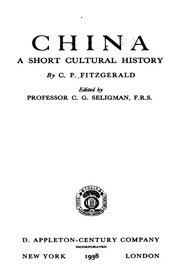 China - A Short Cultural History (1938)