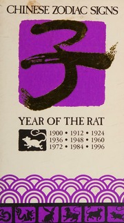 Chinese Zodiac Signs: Year of the Rat