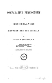 Comparative physiognomy; or, Resemblances between men and animals