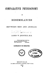 Comparative physiognomy, or, Resemblances between men and animals