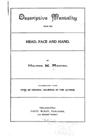 Descriptive mentality from the head, face and hand