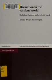 Divination in the Ancient World : religious options and the individual