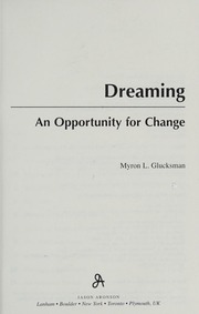 Dreaming : an opportunity for change