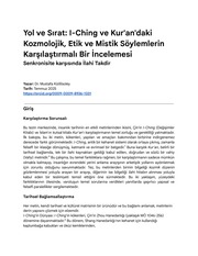 I Ching Ve Kuran Karşılaştırması TURKCE ( 2)