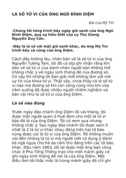 Lá Số Tử Vi của Ông Ngô Đình Diệm-Dv