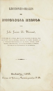 Lecciones orales de fisiología médica