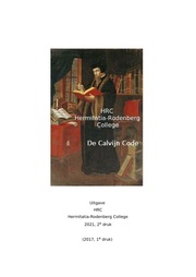 Lesboek 1 - De Calvijn Code - tweede druk