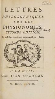 Lettres philosophiques sur les physionomies