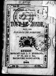 L'Horoscope à l'usage de tout le monde [microforme]