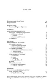 Marco Solinas, Psiche: Platone e Freud. Desiderio, sogno, mania, eros, Firenze: Firenze University Press, 2008, INDICE.
