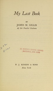 My last book