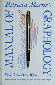 Patricia Marne's manual of graphology