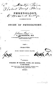 Phrenology, in Connexion with the Study of Physiognomy: Part I: Characters