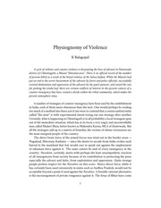 Physiognomy of Violence