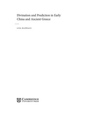 Raphals 2013 Divination And Prediction In Early China And Ancient Greece