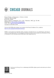 Recent Works on Shamanism. A Review Article