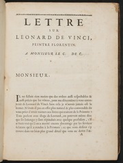 Recueil de testes de caractere & de charges / dessinées par Leonard de Vinci, florentin & gravées par M. le c. de C