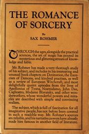 Rohmer (1924) The Romance Of Sorcery