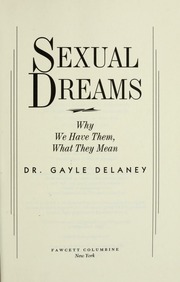 Sexual dreams