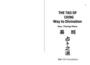 Tao Of I Ching Ching Way Of Devination Jou Tsung Hwa