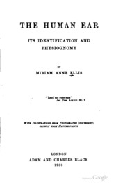 The human ear; its identifiction and physiognomy