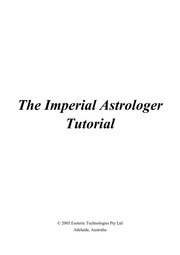 Sách dạy Tử vi Đẩu số (The Imperial Astrologer Tutorial)