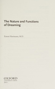 The nature and functions of dreaming
