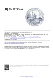 The Position of the Intellectual in Mesopotamian Society