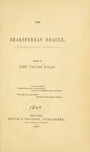 The Shakesperean oracle