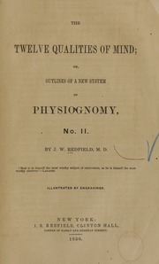 The twelve qualities of mind, or, Outlines of a new system of physiognomy, no. II