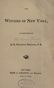 The witches of New York
