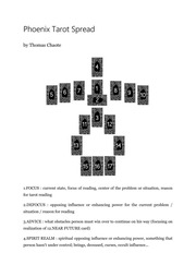 Thomas Chaote - Phoenix Tarot Spread