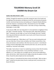 TOLARENAI Memory Scroll 24 CHARM The Dream Cat