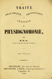 Traité anatomique, physiologique et critique de physiognomie