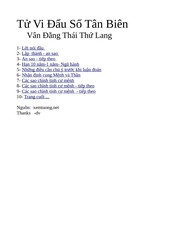 Tu Vi Dau So Tan Bien Van Dang Thai Thu Lang