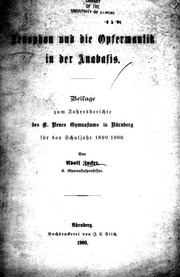 Xenophon und die Opfermantik in der Anabasis [microform]