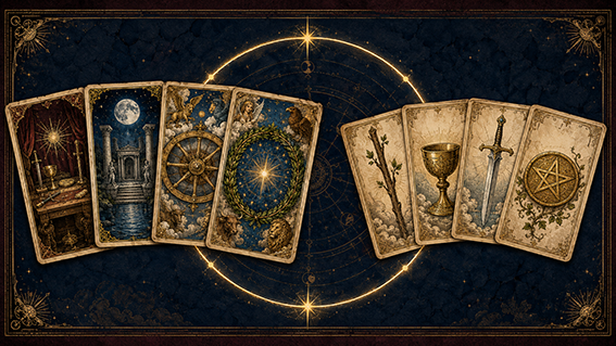 Vì sao Tarot được phân thành Bộ Ẩn chính và Bộ Ẩn phụ?
