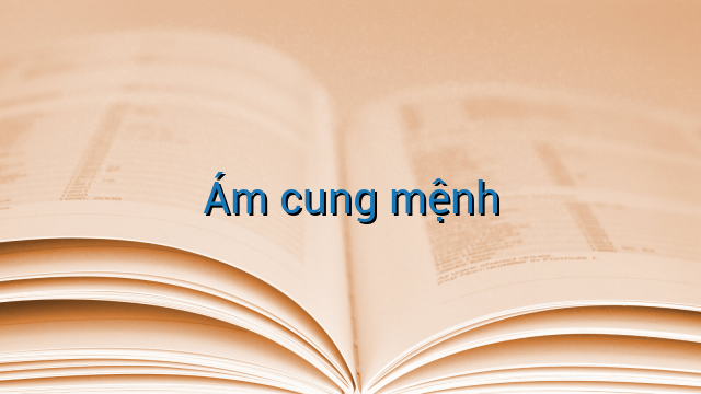 Ám cung mệnh