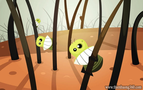 BA CON RẬN KIỆN NHAU