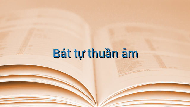 Bát tự thuần âm