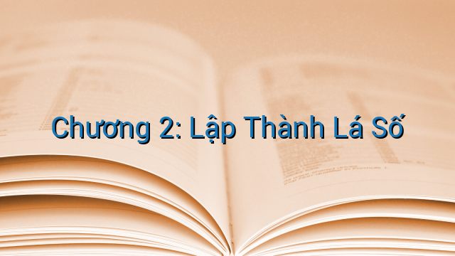 Chương 2: Lập Thành Lá Số